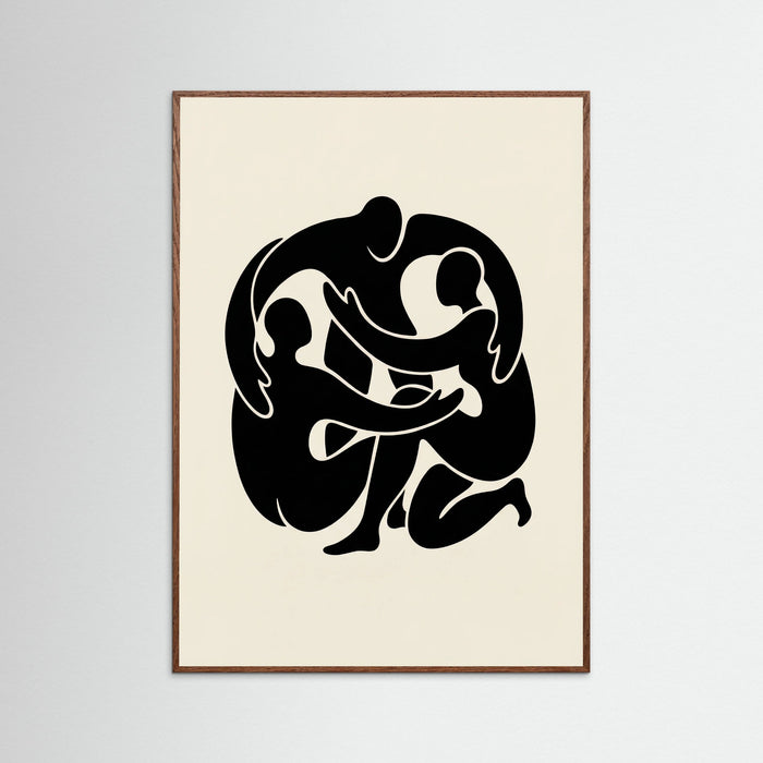 Oak Dark Intertwined Gaze Black