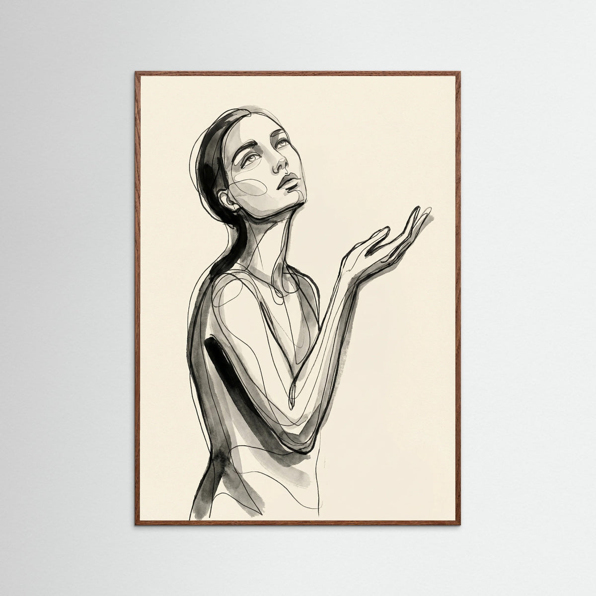 Oak Dark Intertwined Gazes