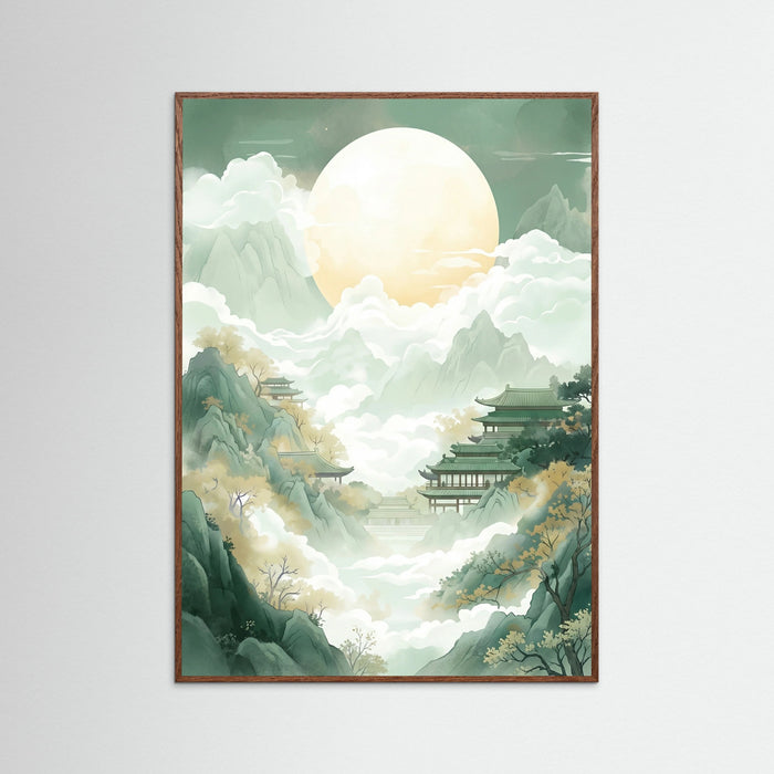 Oak Dark Jade Peaks Serenity