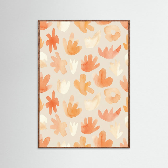 Oak Dark Joyful Floral Cuts