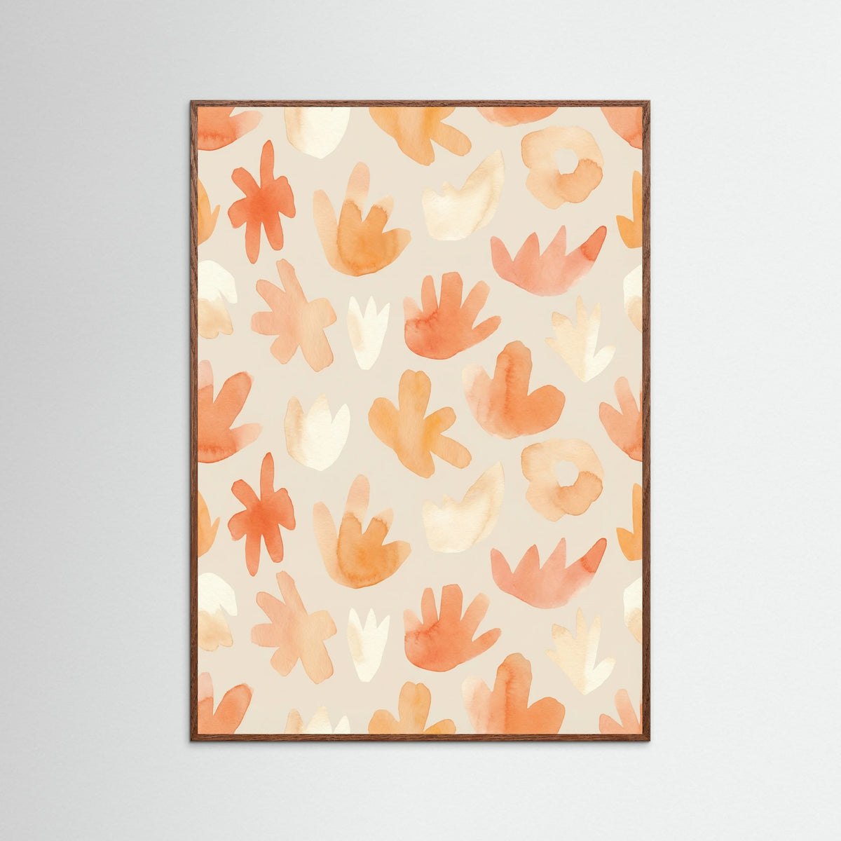 Oak Dark Joyful Floral Cuts