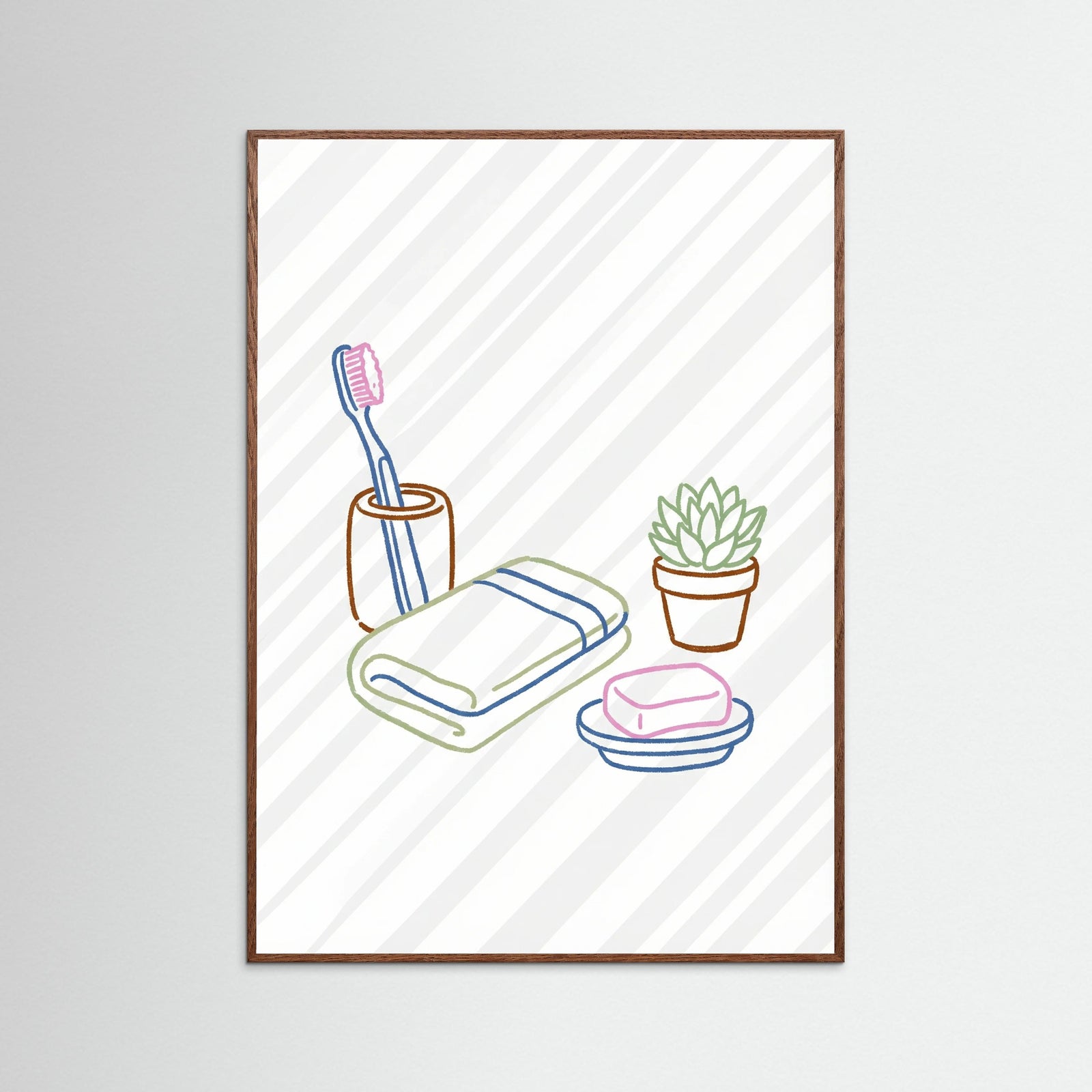 Oak Dark Kitchen Still Life