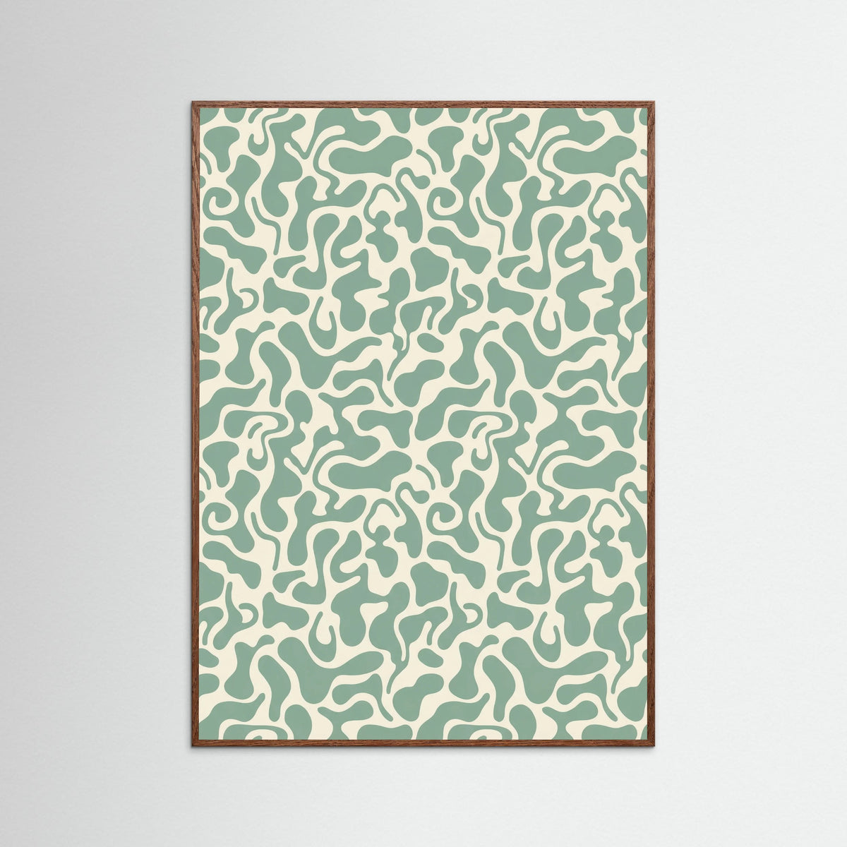 Oak Dark Kusama Organic Pattern