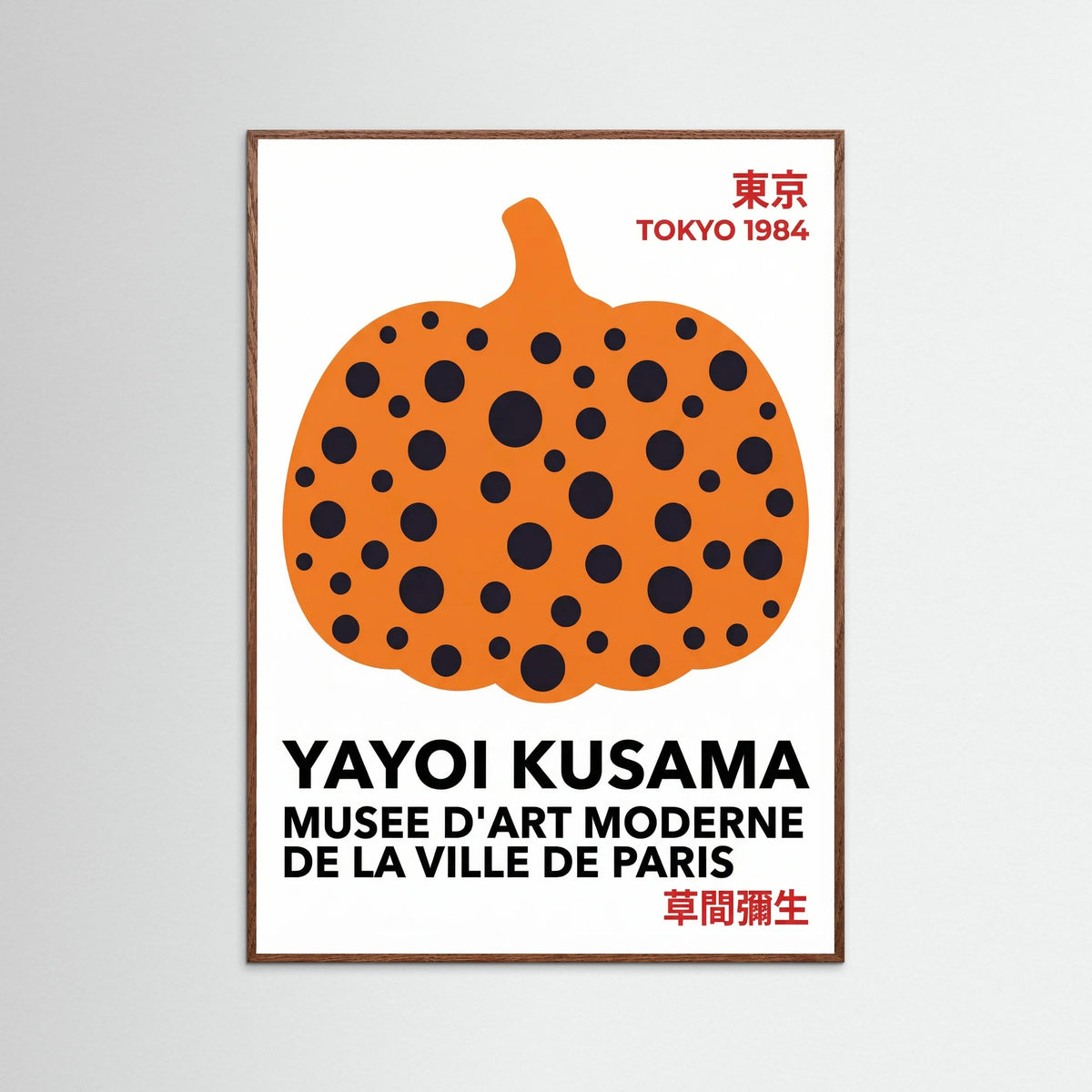 Oak Dark Kusama Polka Dots