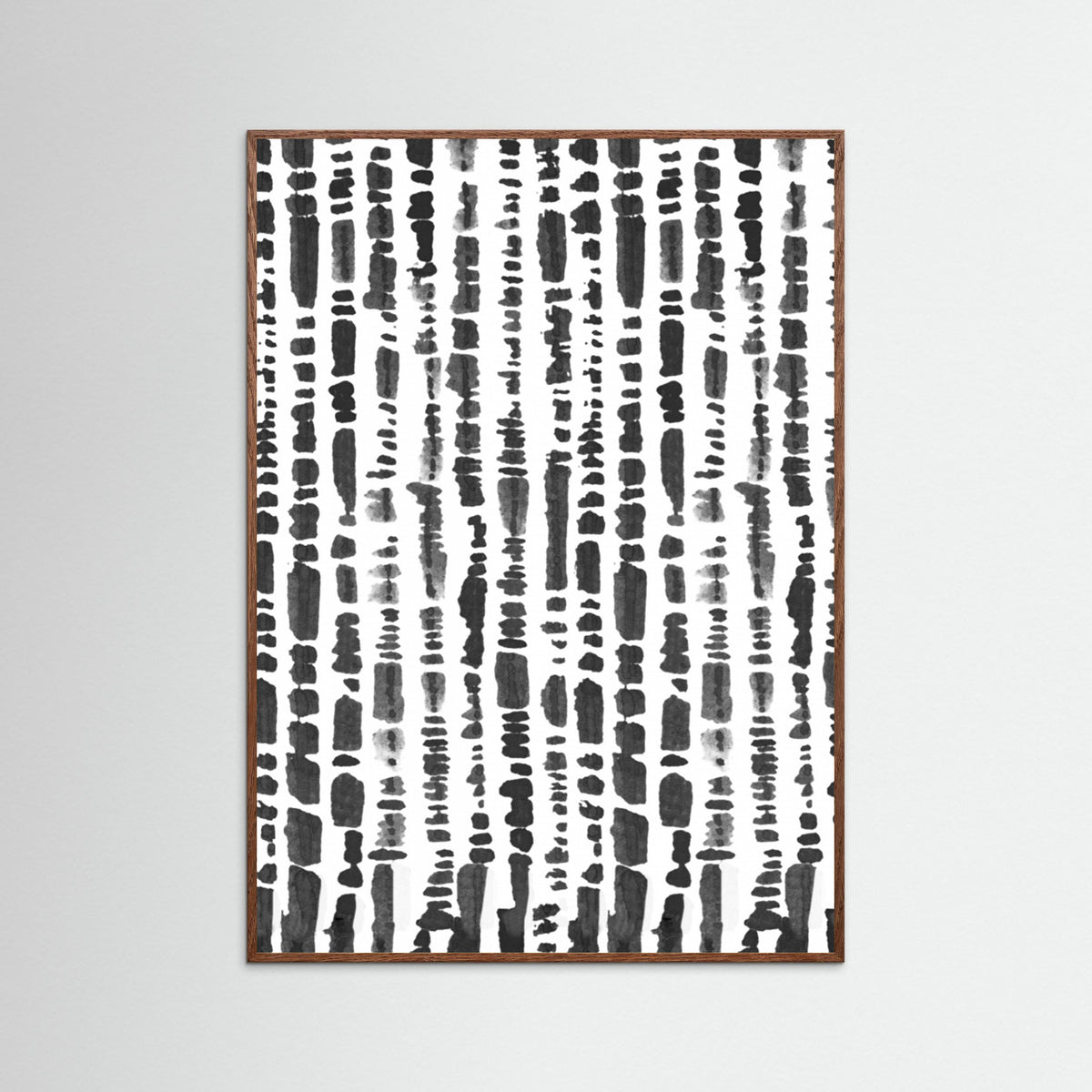 Oak Dark LINEAR Poster