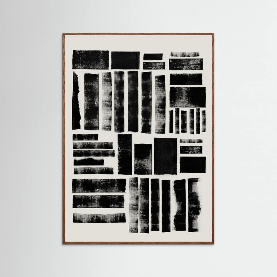 LINO CUT COMPOSITION Poster – poster and art print