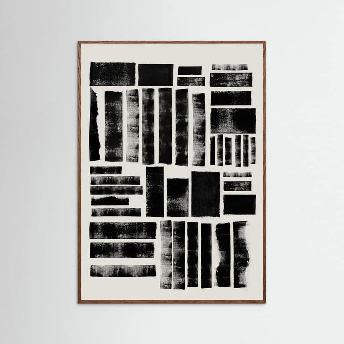 LINO CUT COMPOSITION Poster – poster and art print