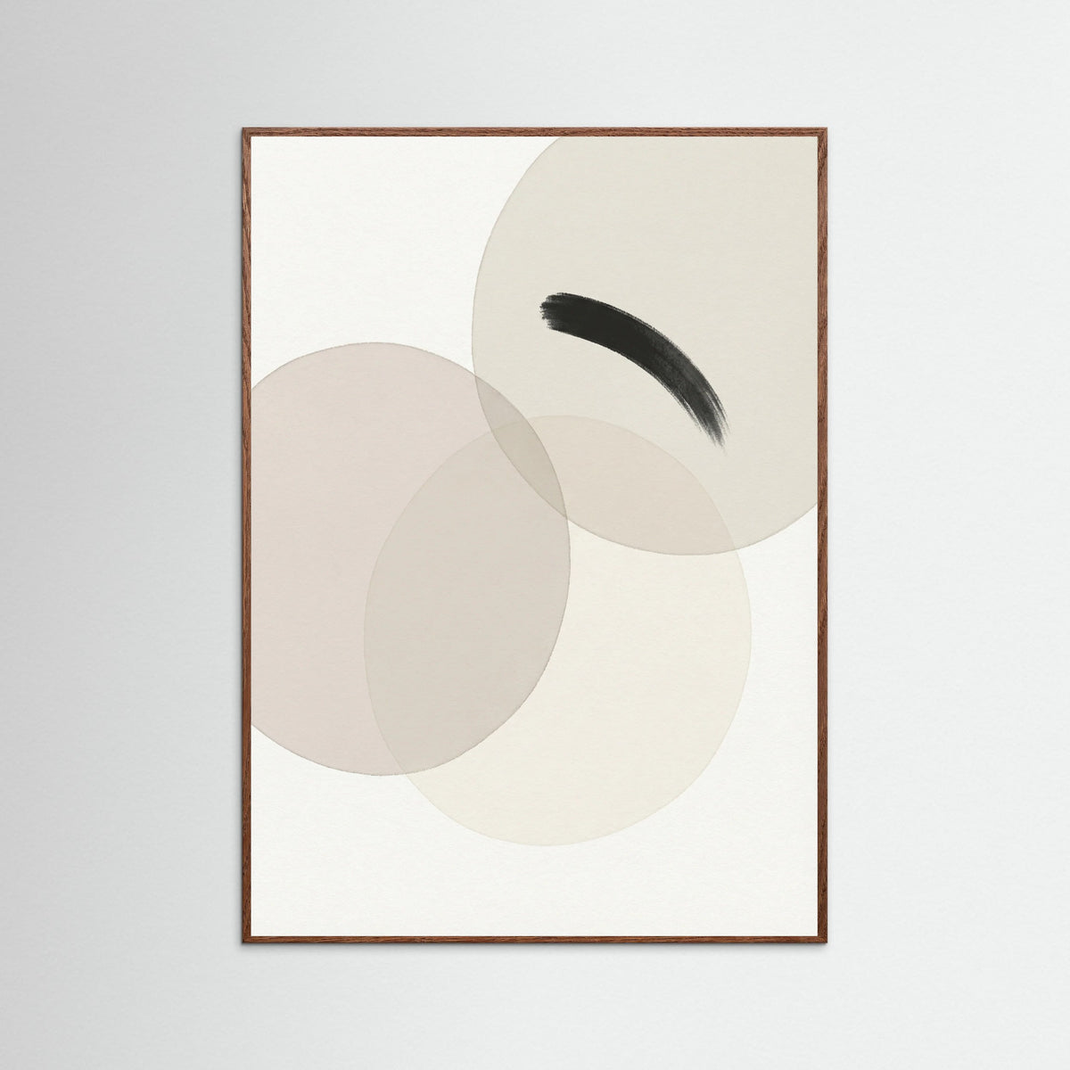 Oak Dark Layered Forms Lightbeige