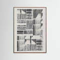 Oak Dark Linear Echoes 1 Poster