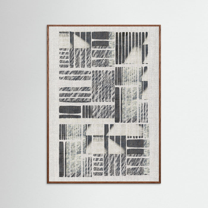 Oak Dark Linear Echoes 1 Poster