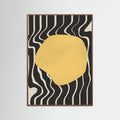 Oak Dark Liquid Yellow Poster