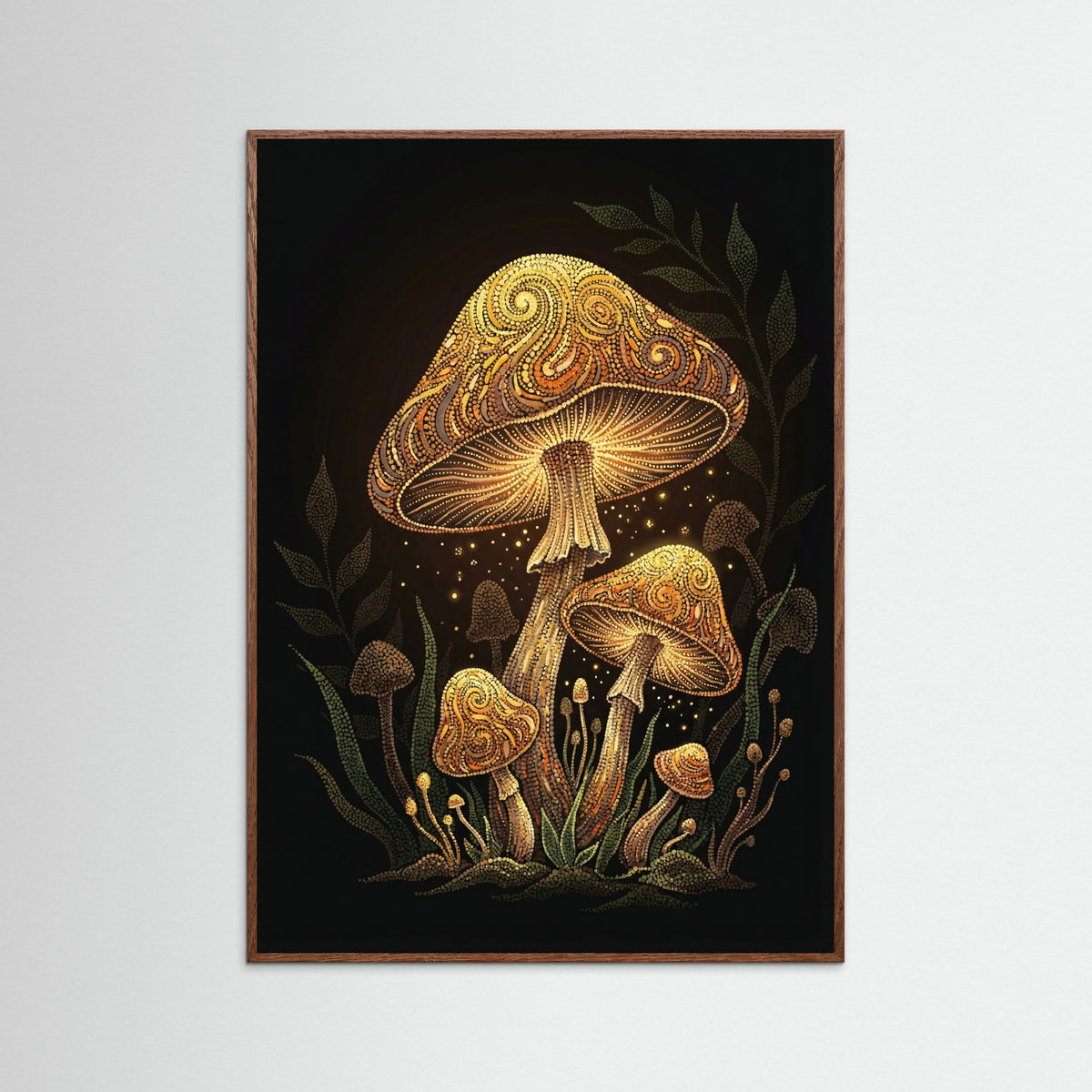 Oak Dark Luminous Meadow