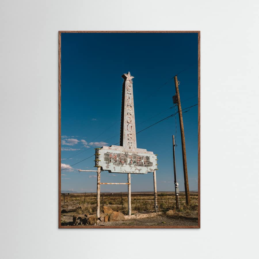 Oak Dark Marfa Stardust Poster