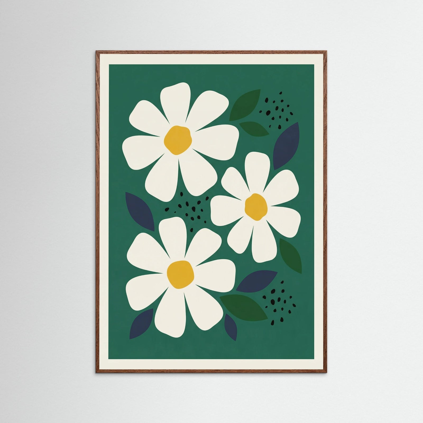 Oak Dark Market Daisy Charm