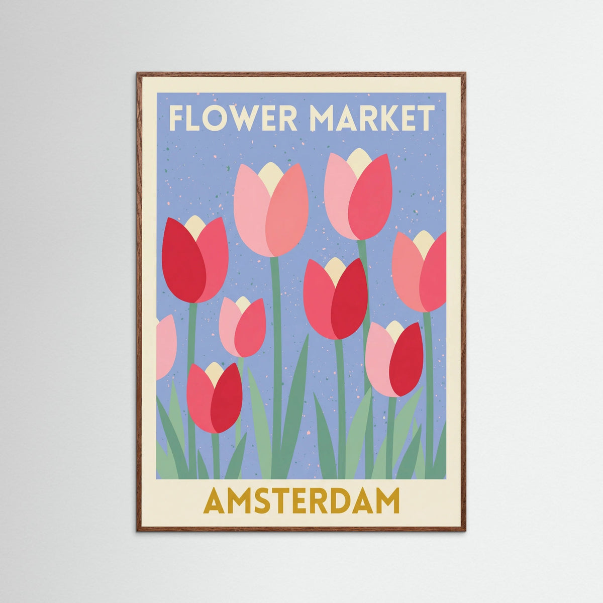 Oak Dark Market Flora Daisies