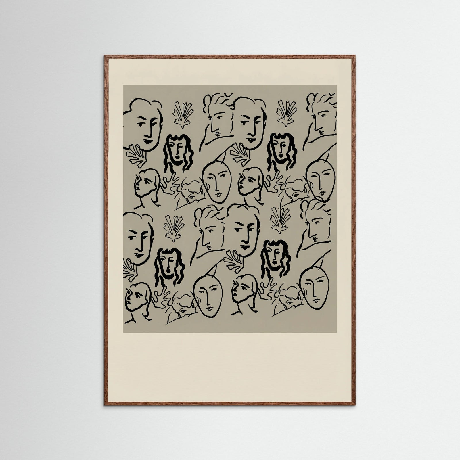 Oak Dark Matisse Cut Outs