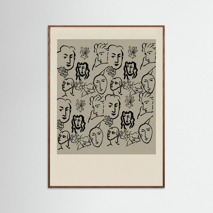 Oak Dark Matisse Cut Outs