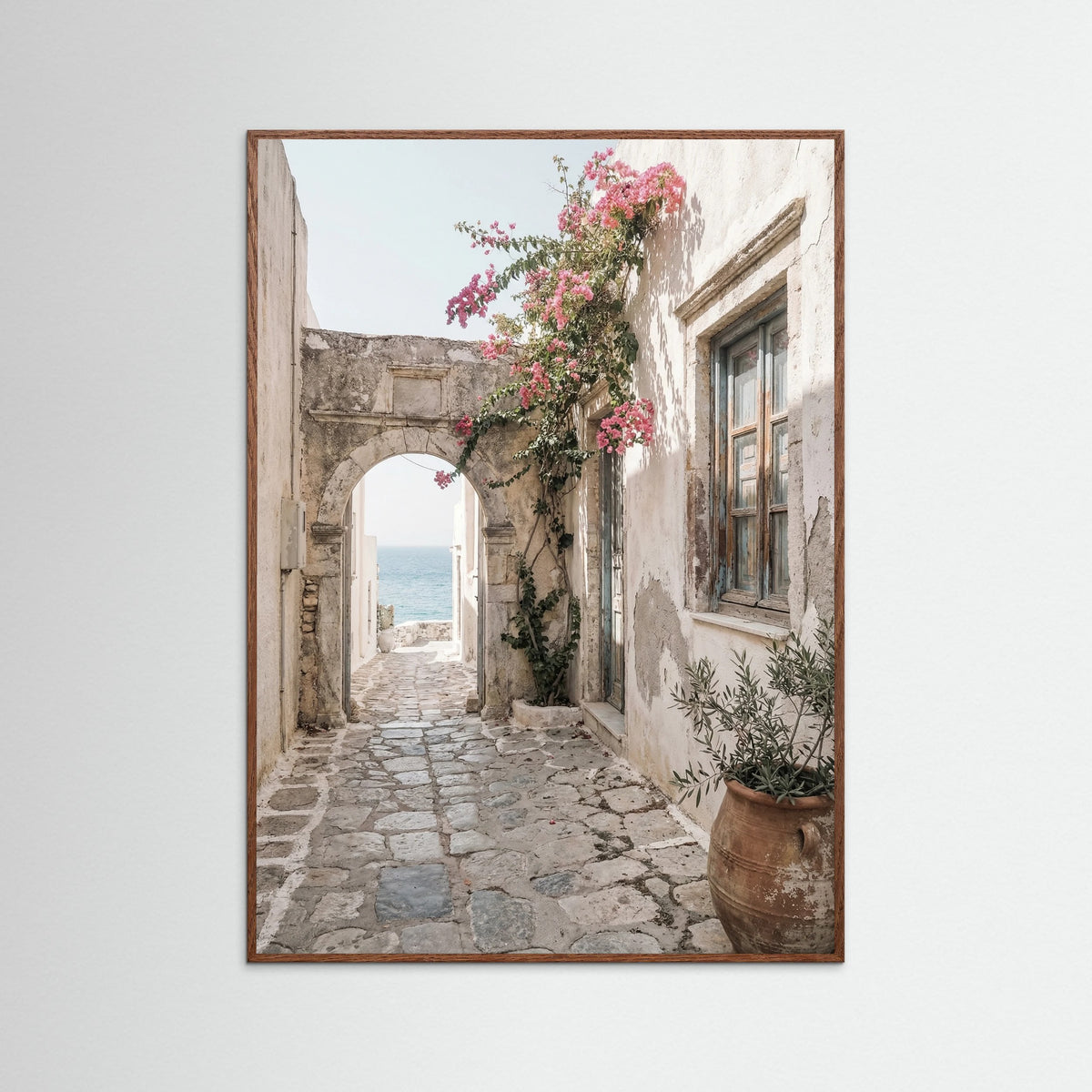 Oak Dark Mediterranean Courtyard