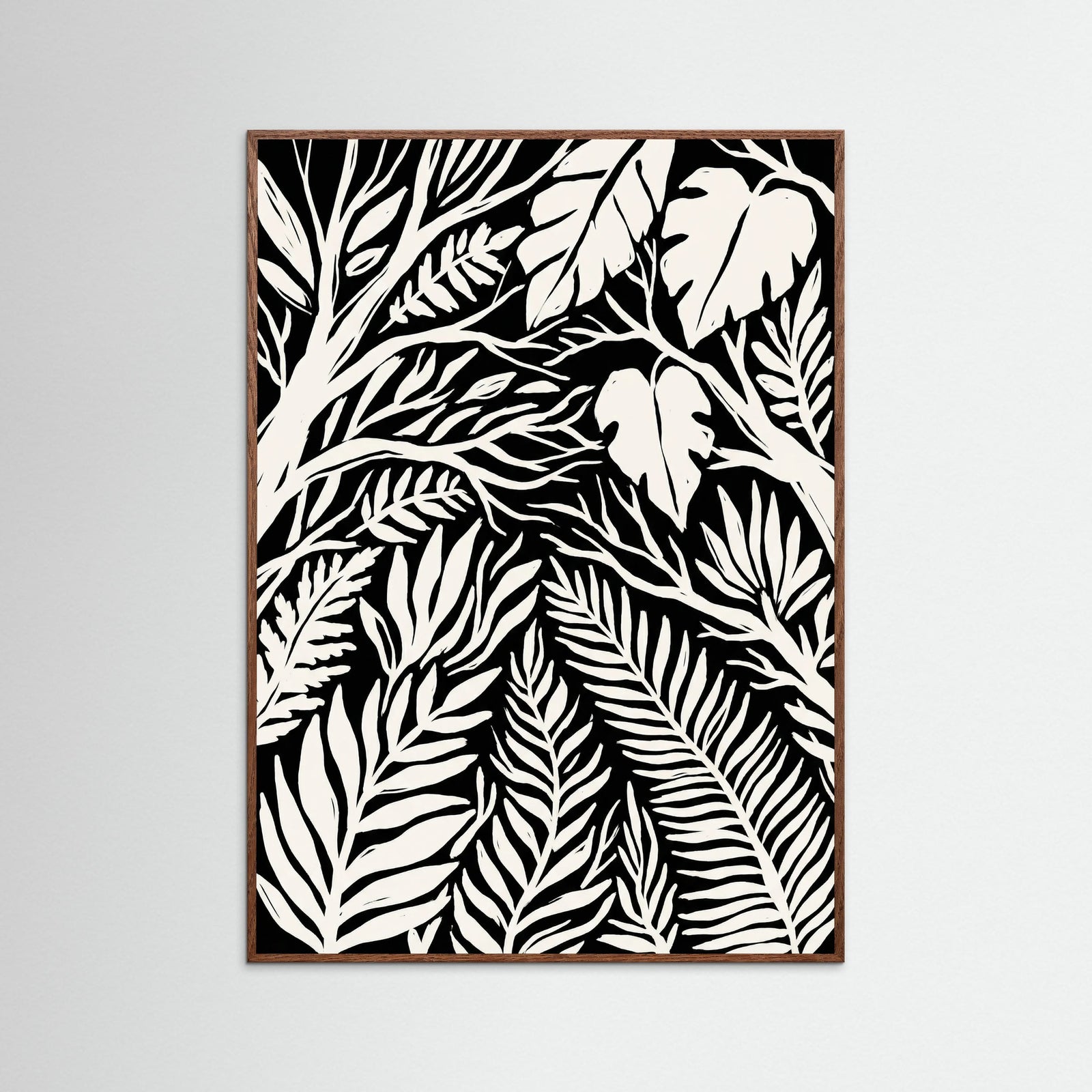 Oak Dark Midnight Bloom Black