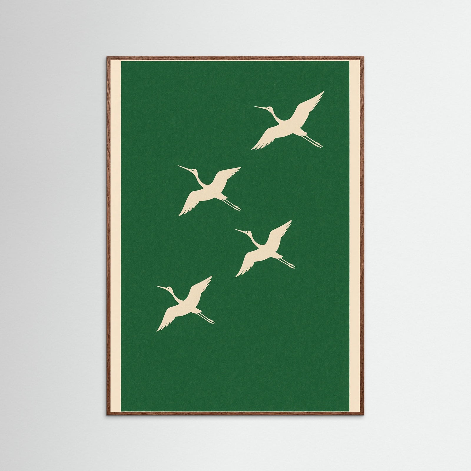 Oak Dark Minimal Green Abstract