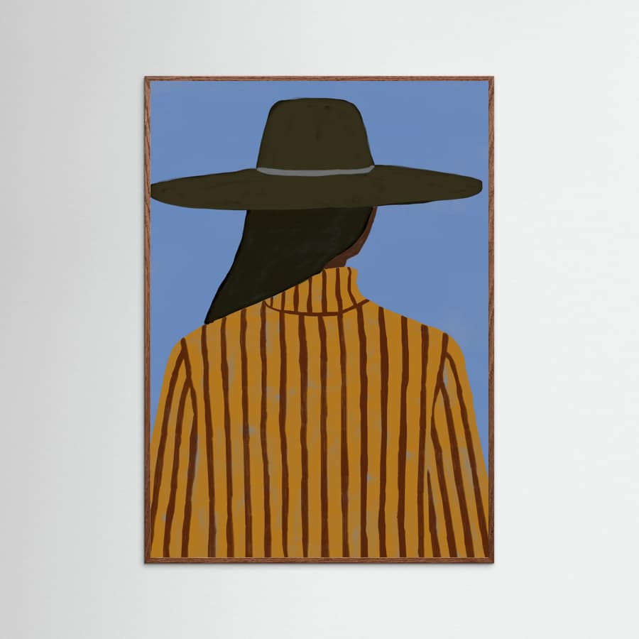 Plakat Modern Woman with Hat – plakat i druk artystyczny