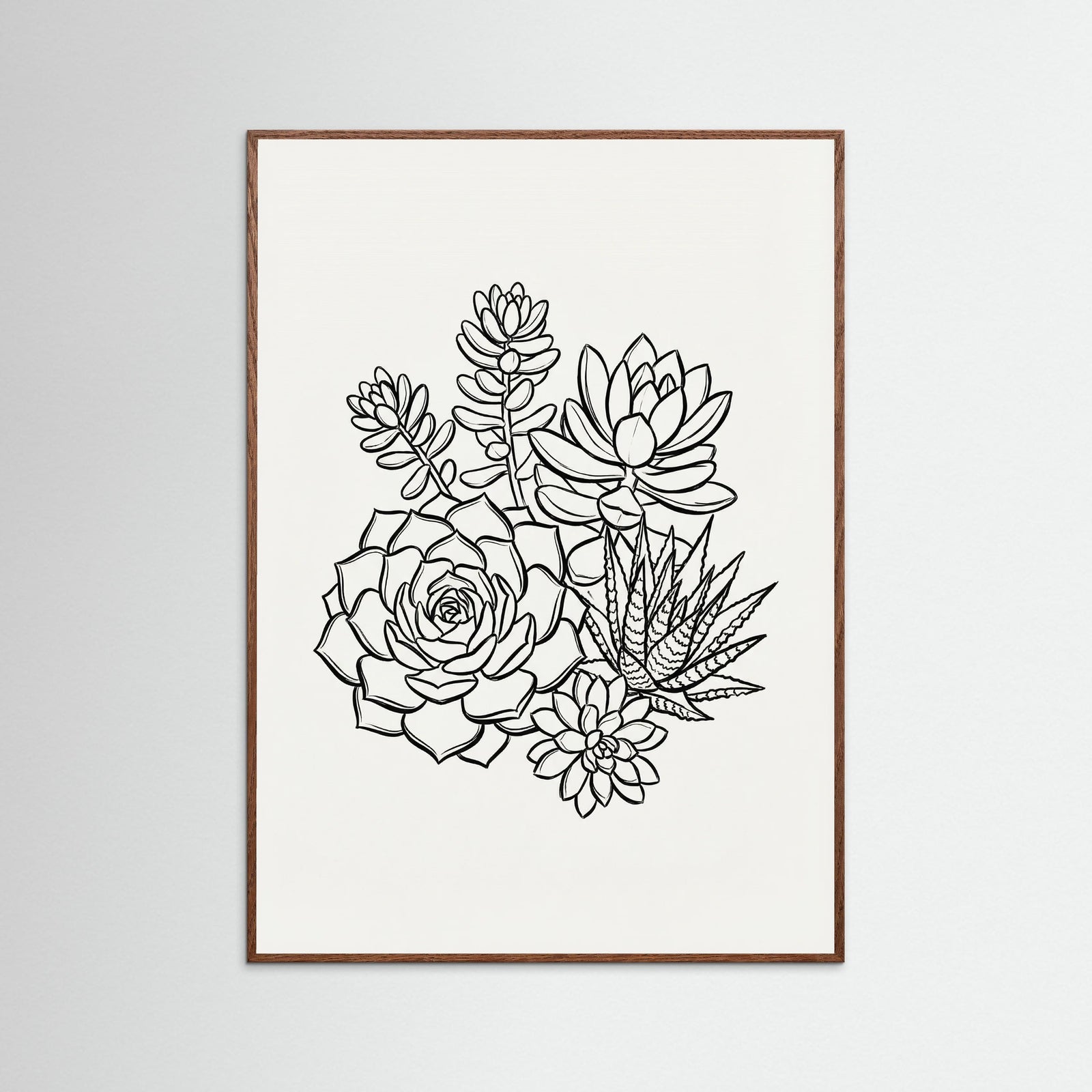 Oak Dark Monochromatic Bouquet