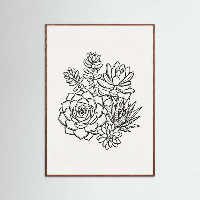 Oak Dark Monochromatic Bouquet