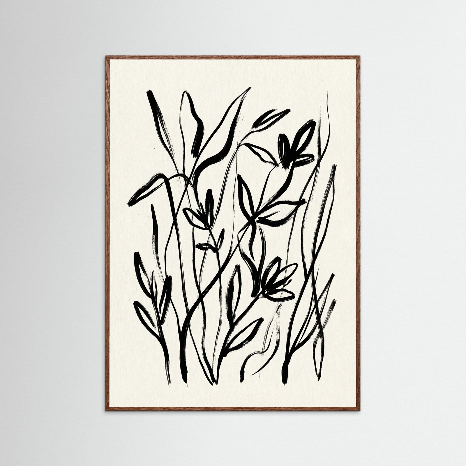 Oak Dark Monochrome Bloom