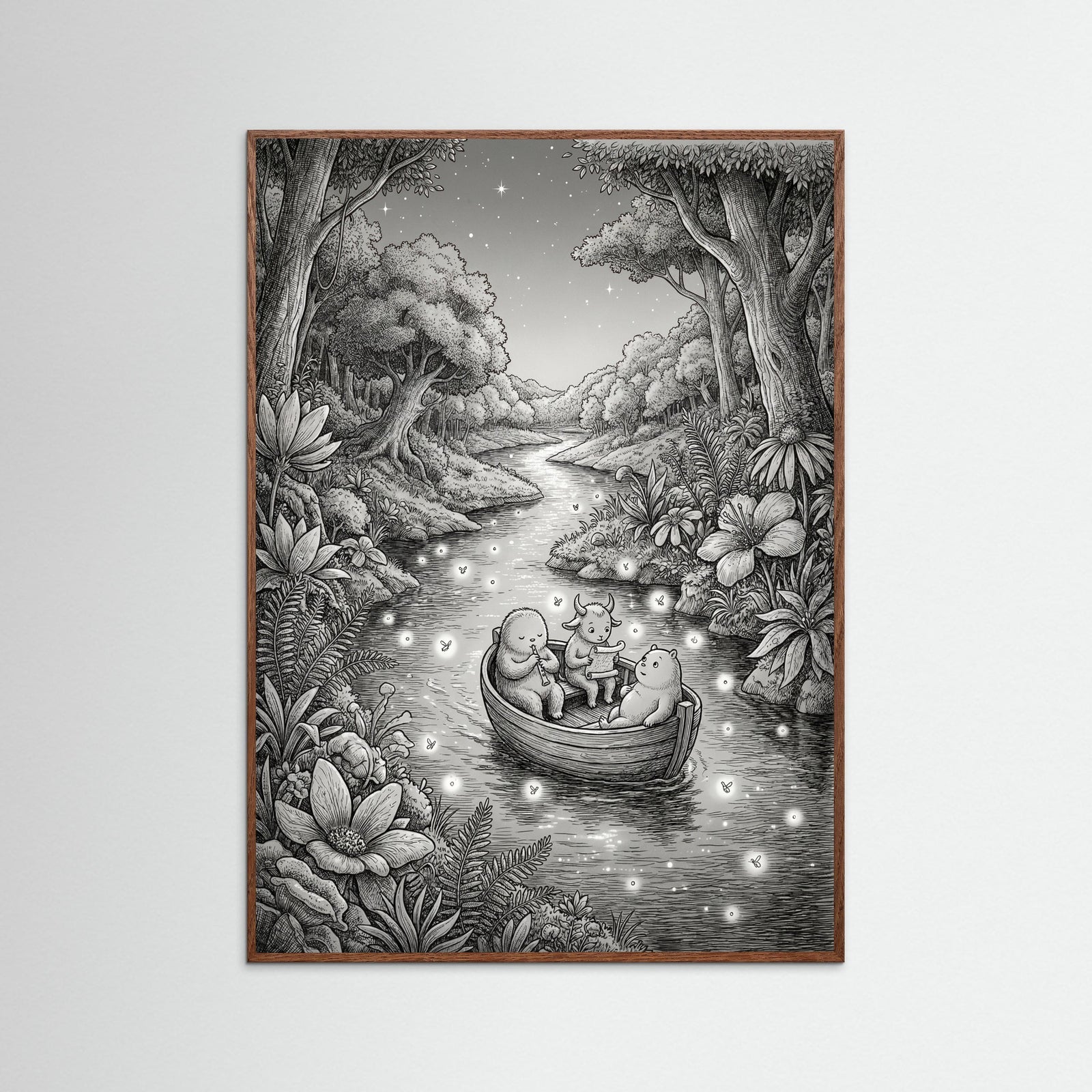 Oak Dark Moomin Forest