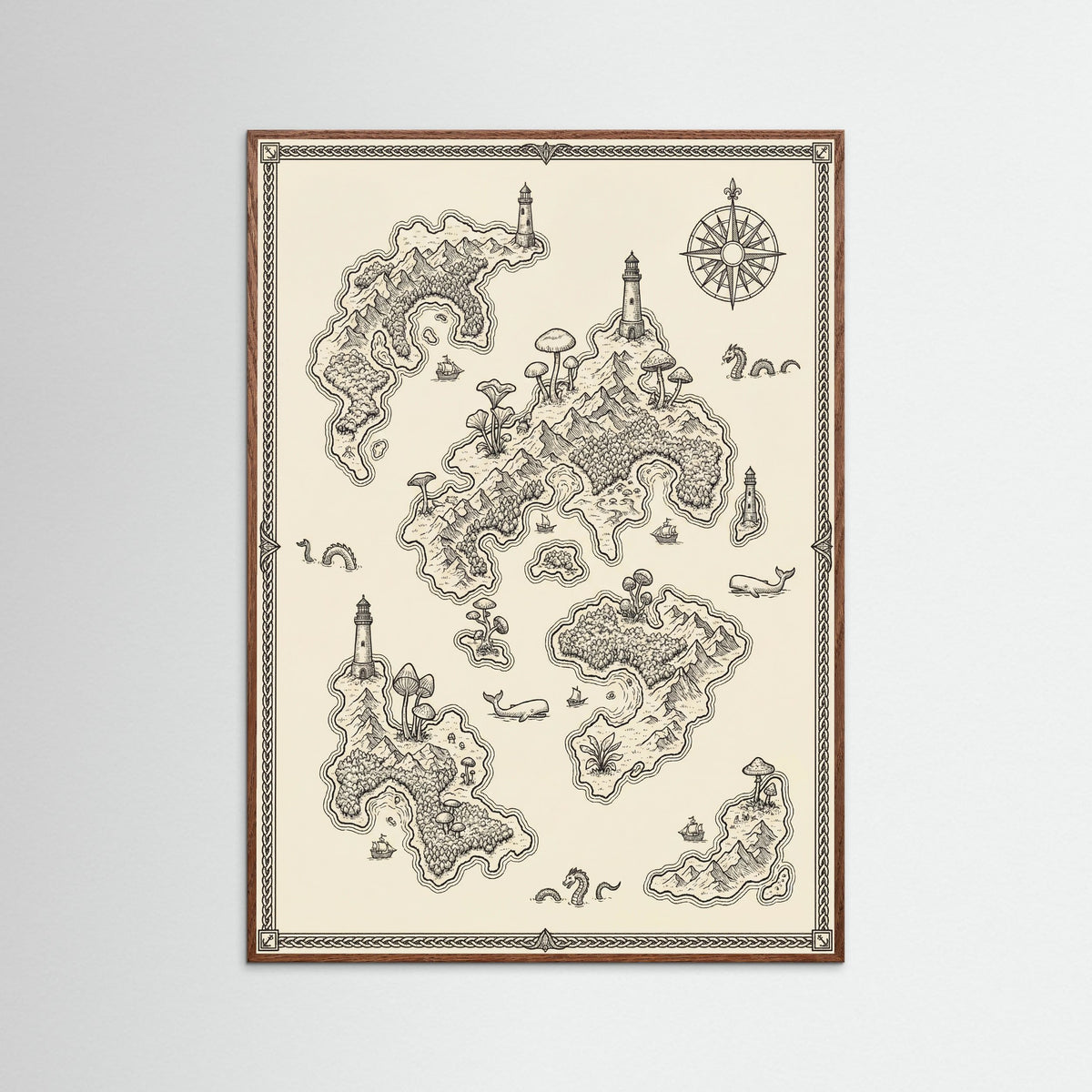 Oak Dark Moomin Valley Map