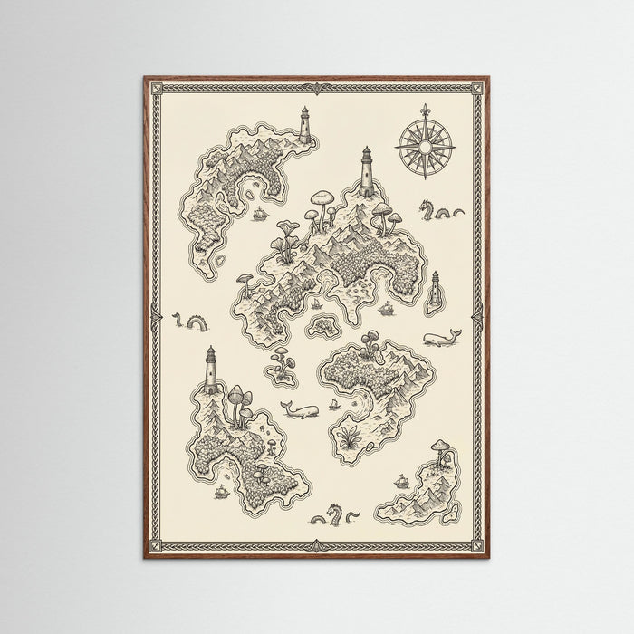 Oak Dark Moomin Valley Map