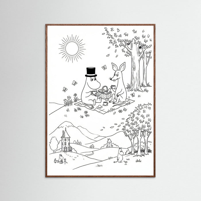 Oak Dark Moomins Bloom