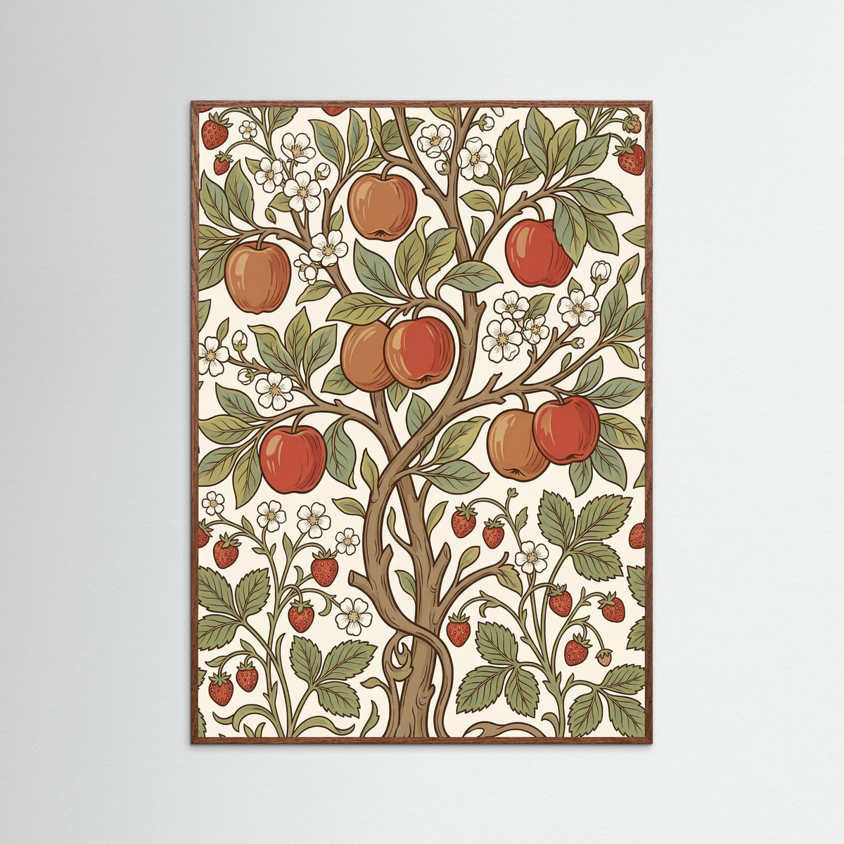 Oak Dark Morris Botanical Tapestry