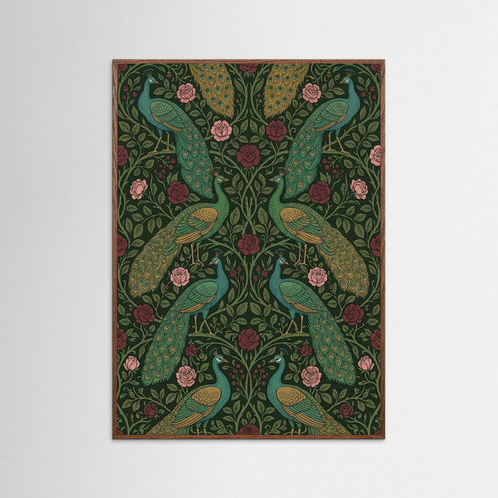 Oak Dark Morrisian Floral Elegance