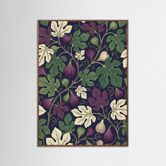 Oak Dark Morrisian Poppies