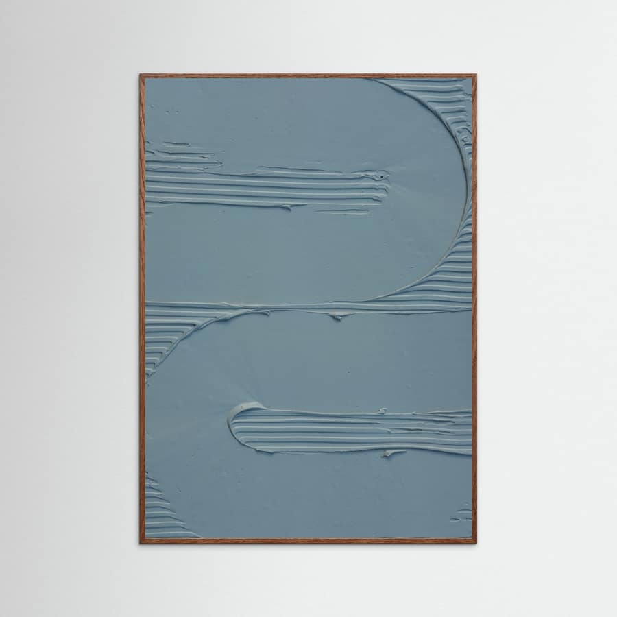 Affiche Mud Texture 12 Blue – affiche et impression d’art