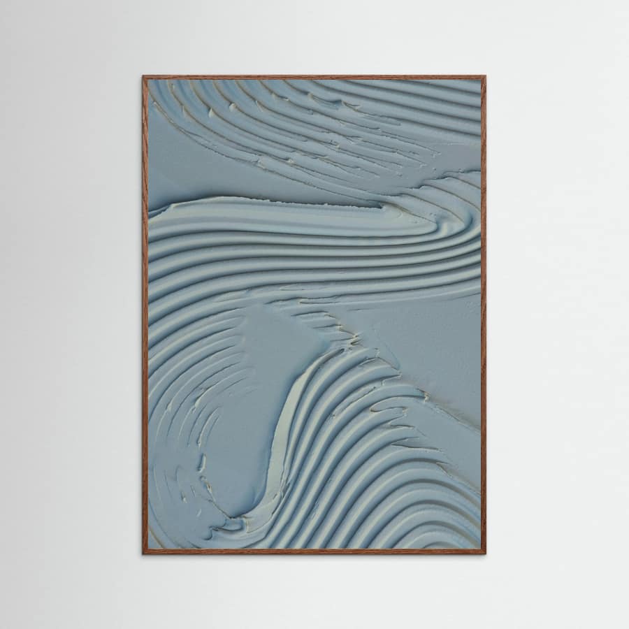 Affiche Mud Texture 15 Blue – affiche et impression d’art