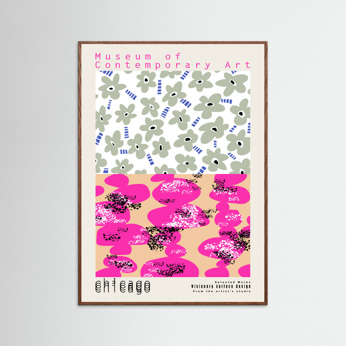 Oak Dark Museum of Contemporary Art Chicago Poster