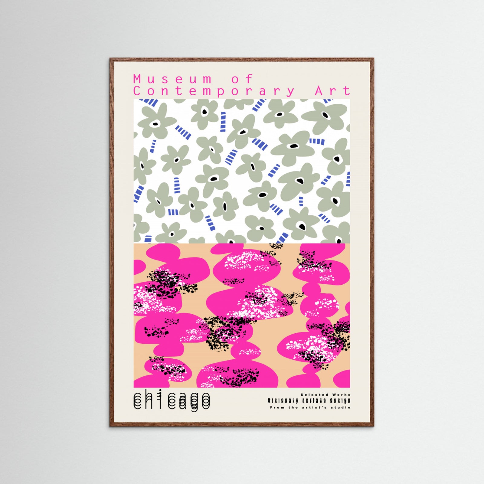 Oak Dark Museum of Contemporary Art Chicago Poster