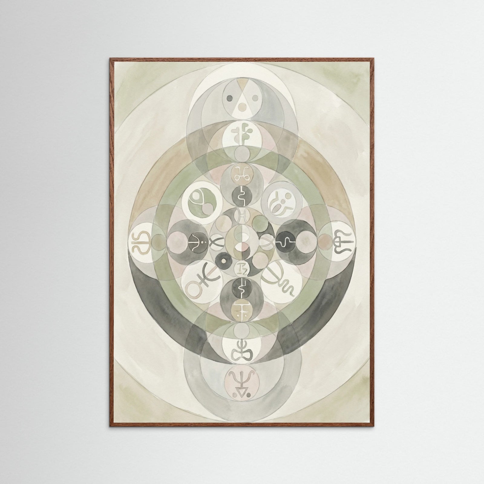 Oak Dark Mystic Geometric Harmony