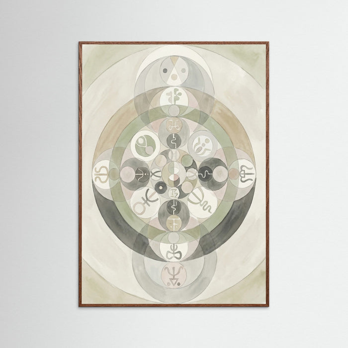 Oak Dark Mystic Geometric Harmony
