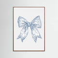 Plakat Nautical Pale Blue Bow – plakat i druk artystyczny