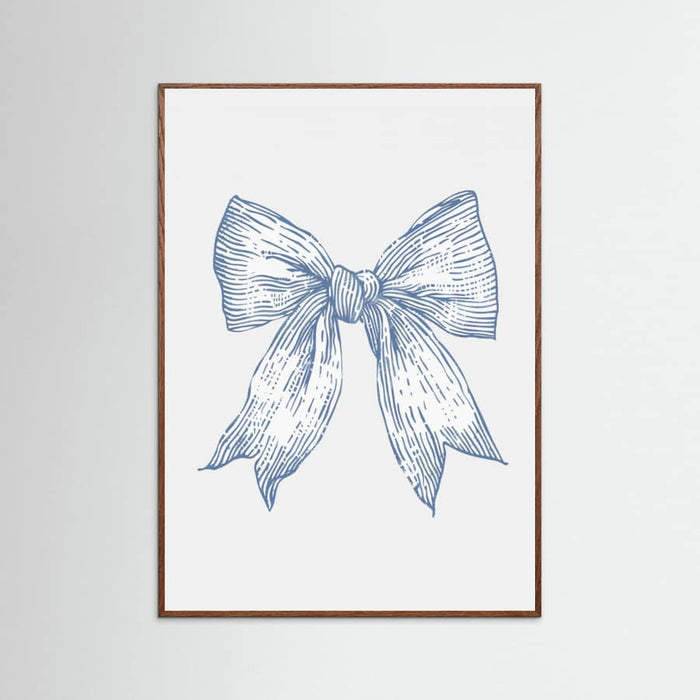 Plakat Nautical Pale Blue Bow – plakat i druk artystyczny
