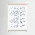 Plakat Navy Blue Howdy – plakat i druk artystyczny
