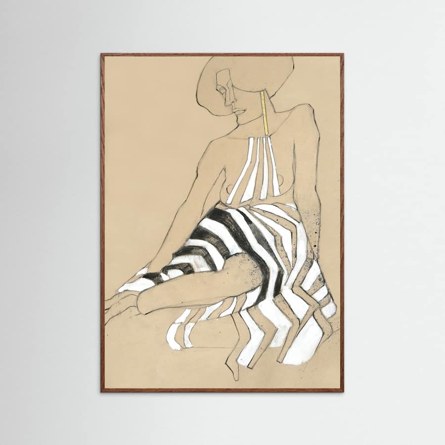 Nude Art Nouveau Poster – poster and art print