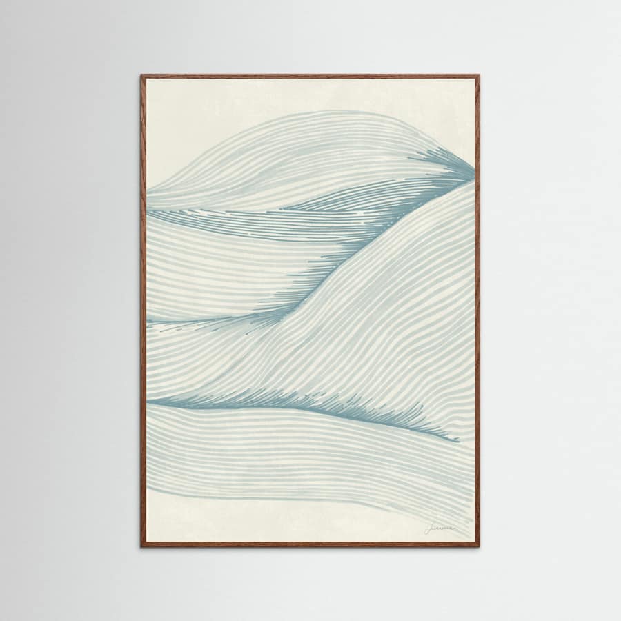 Ocean in lines 02 Poster – Poster und Kunstdruck