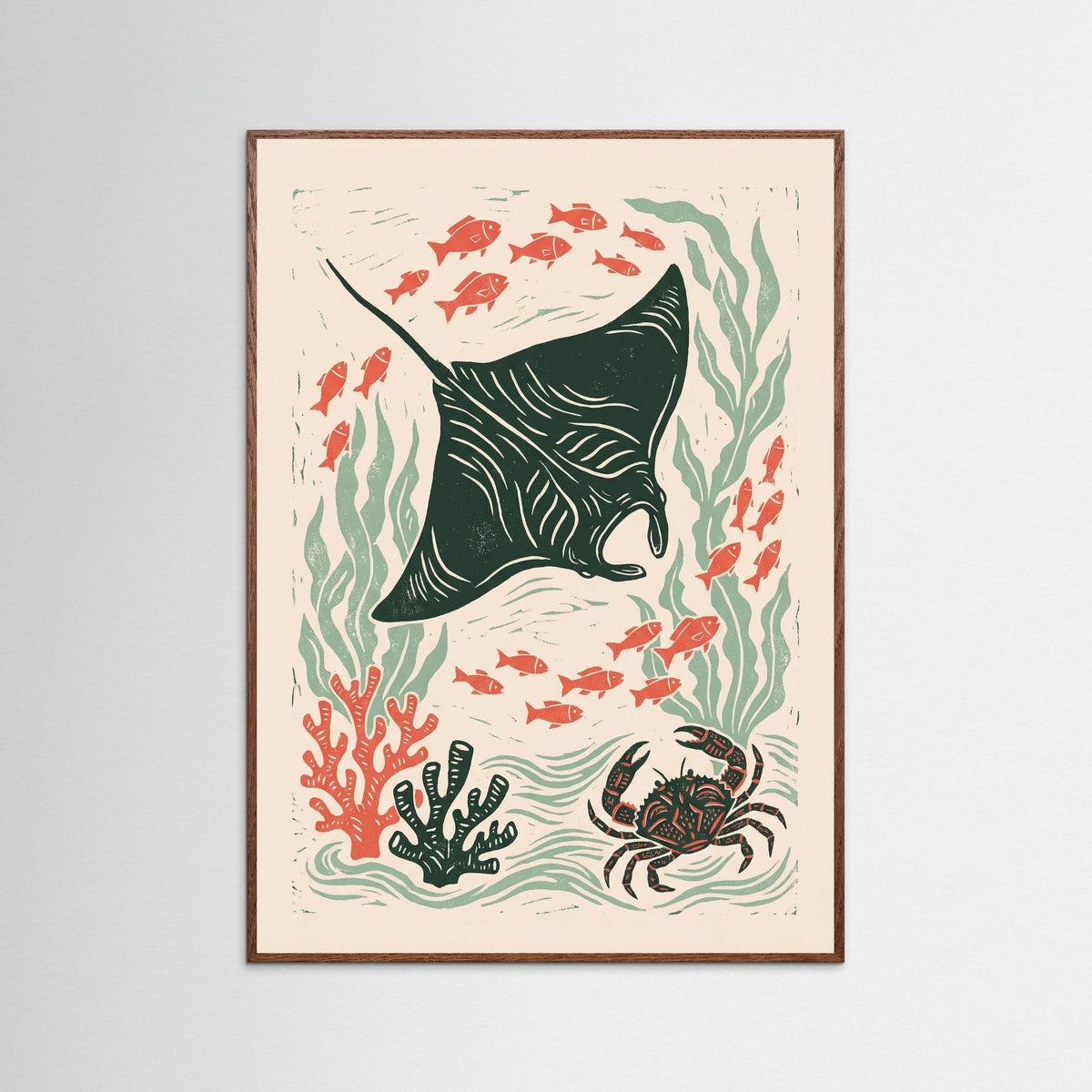 Oak Dark Oceanic Impressions