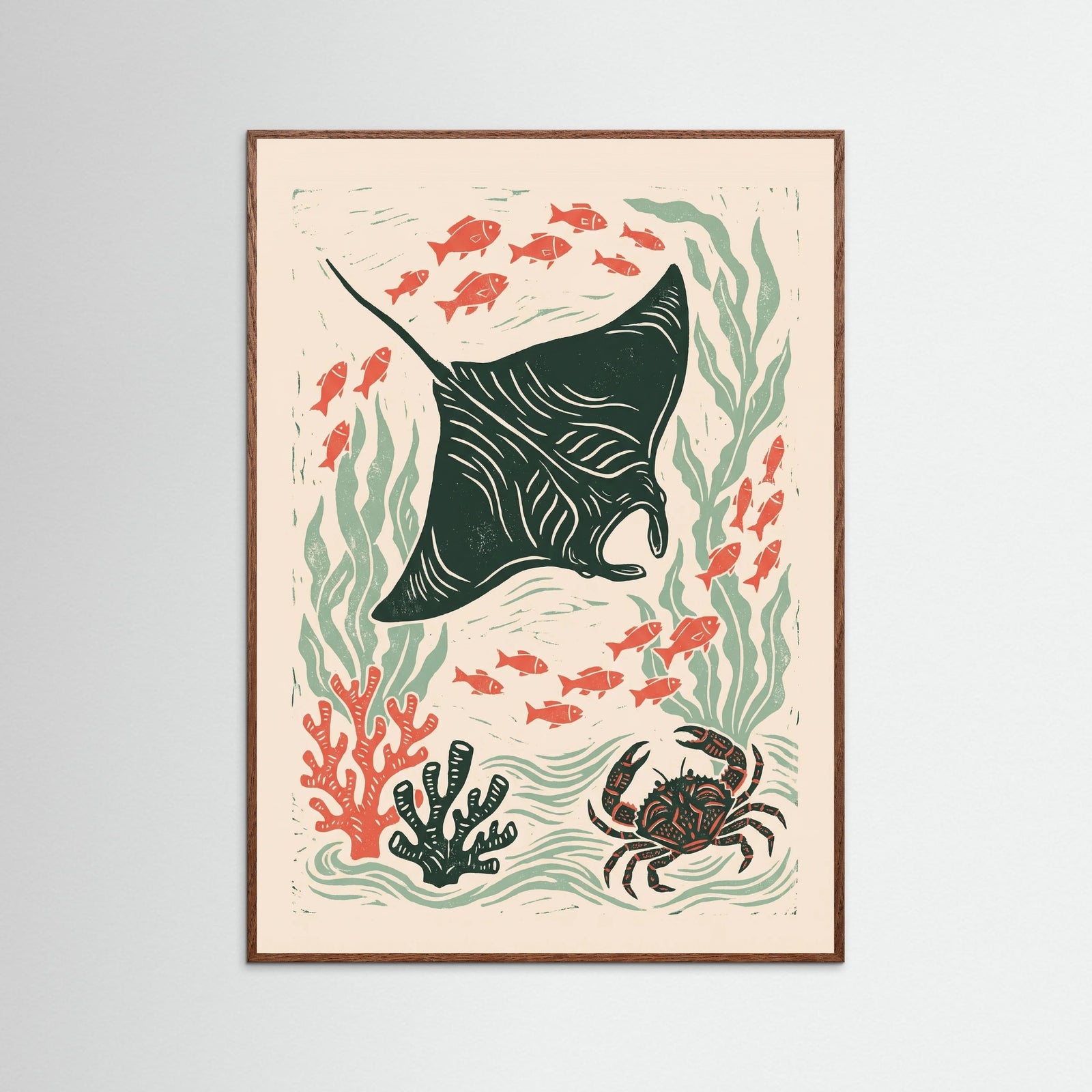 Oak Dark Oceanic Impressions