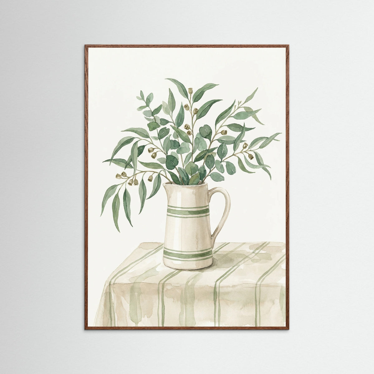 Oak Dark Olive Branch Still