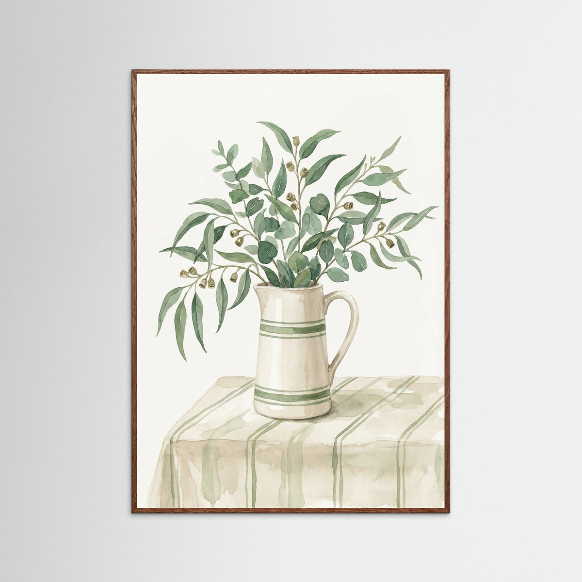 Oak Dark Olive Branch Still